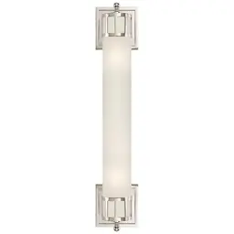 Polished Nickel Frosted Glass