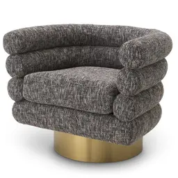 cambon black | brushed brass finish swivel base