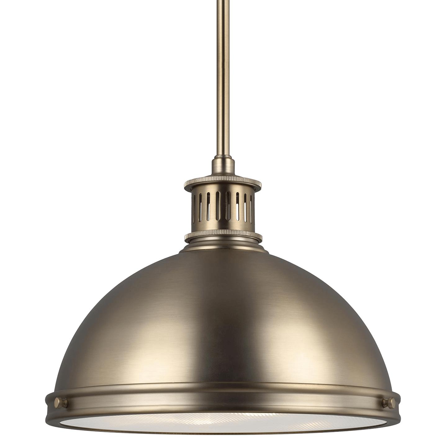 Satin Brass LED Bulb(s) Included