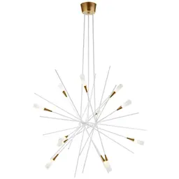 Matte White and Antique Brass