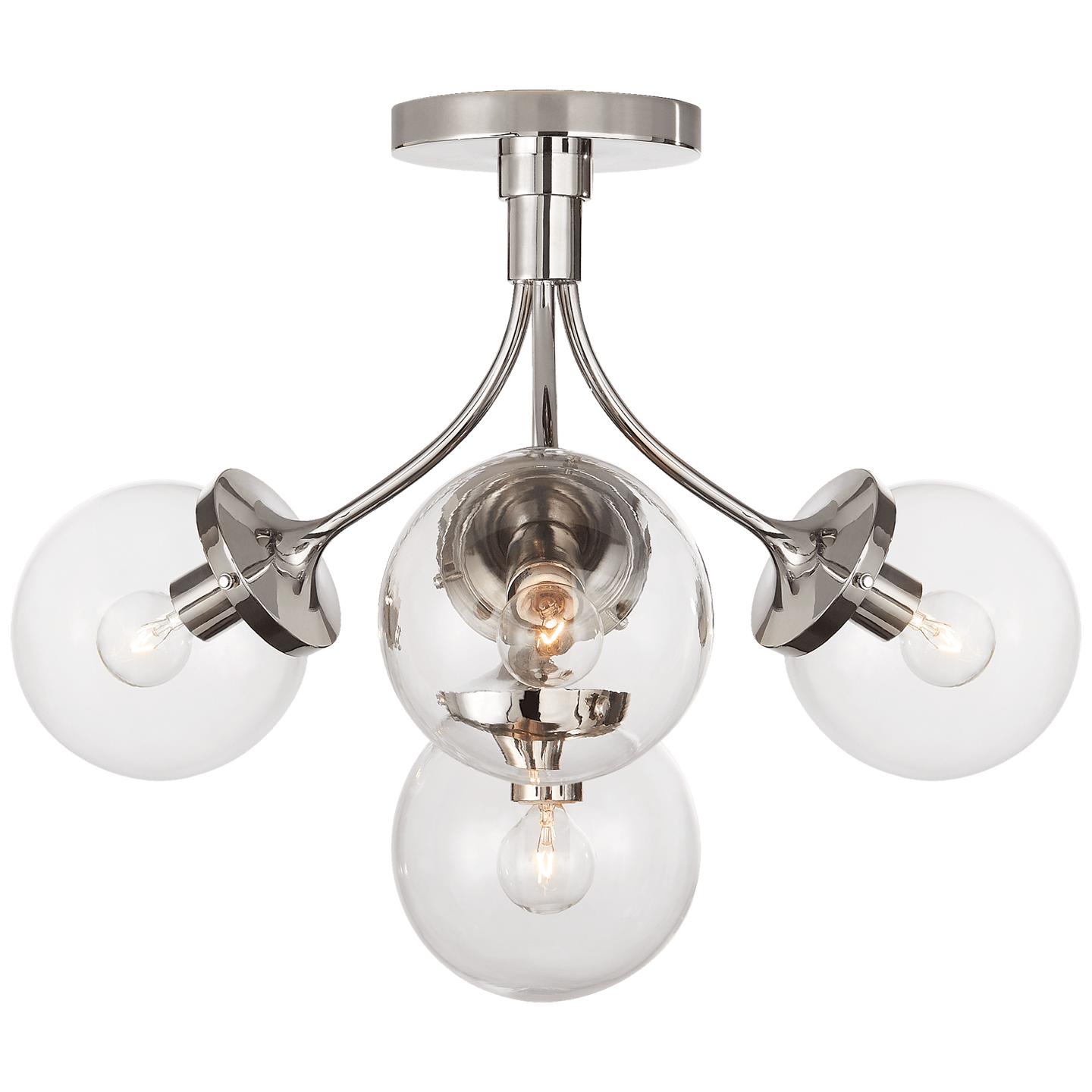 Купить Накладной светильник Prescott Medium Semi-Flush Mount в интернет-магазине roooms.ru