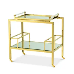 gold finish | mirror glass