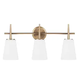 Satin Brass Bulb(s) Not Included