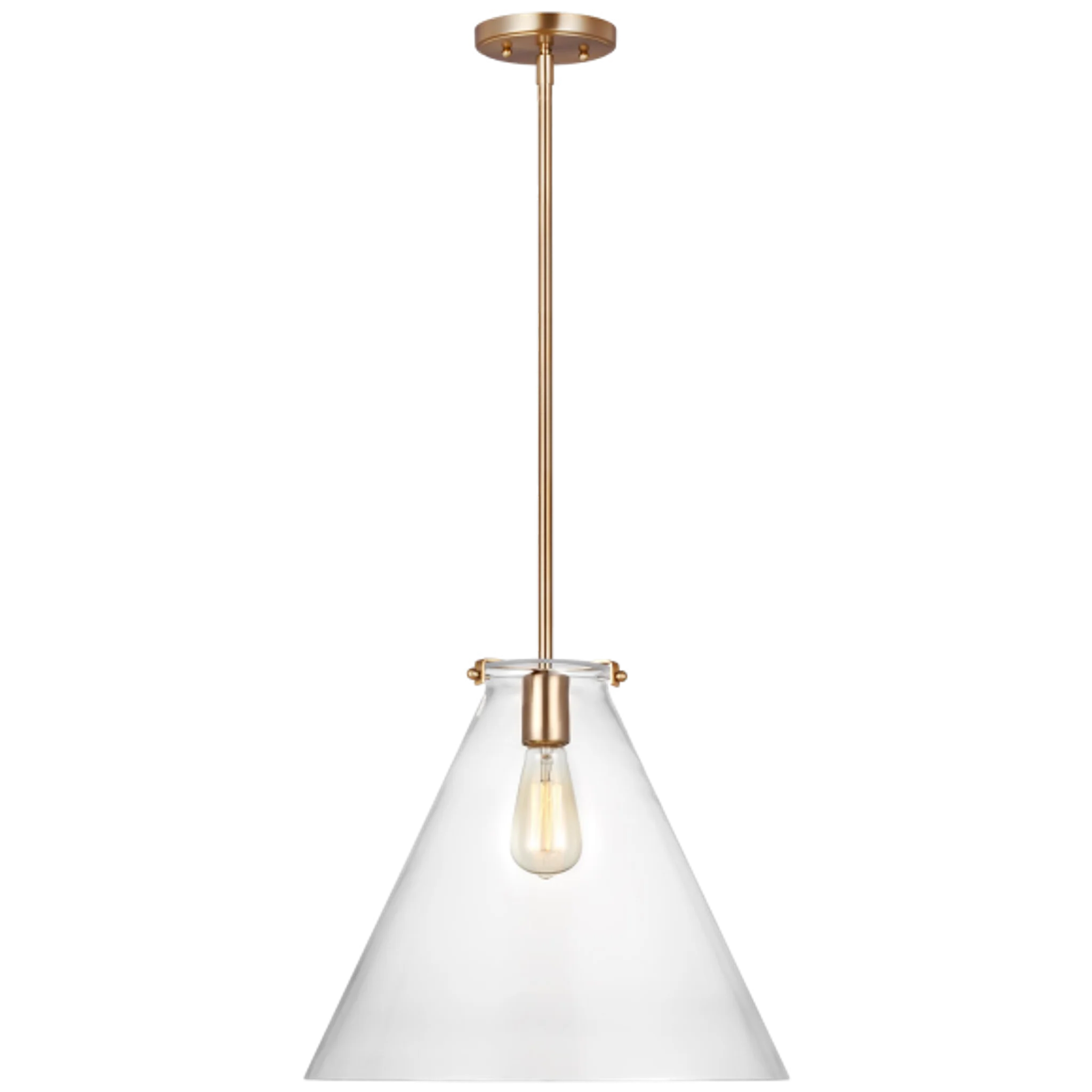 Купить Подвесной светильник Kate One Light Cone Pendant в интернет-магазине roooms.ru