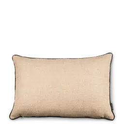Beige Black pipingInner cushion filled with feathers
