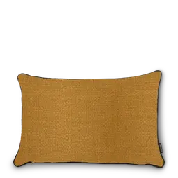 Ochre Black pipingInner cushion filled with feathers