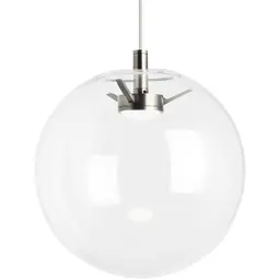 Satin Nickel Clear LED WARM DIM 3000K - 2200K 120V