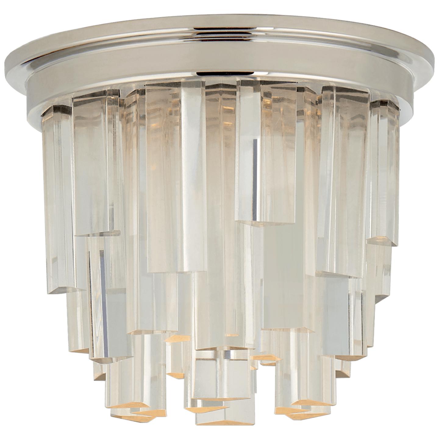 Polished Nickel Clear Acrylic