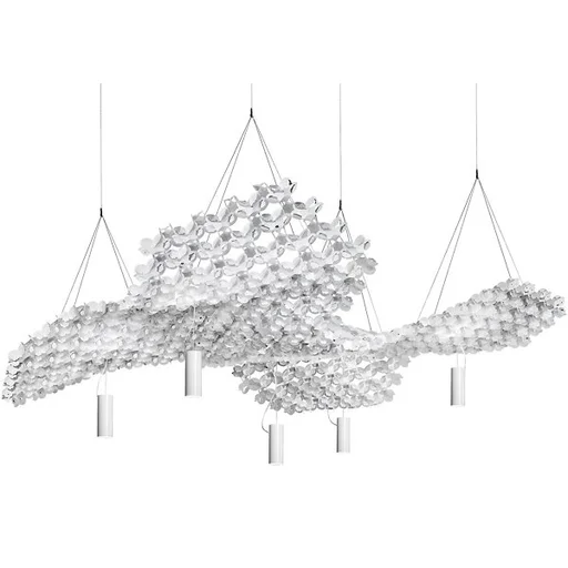 Купить Подвесной светильник Nuvem 5 Light Linear Suspension в интернет-магазине roooms.ru