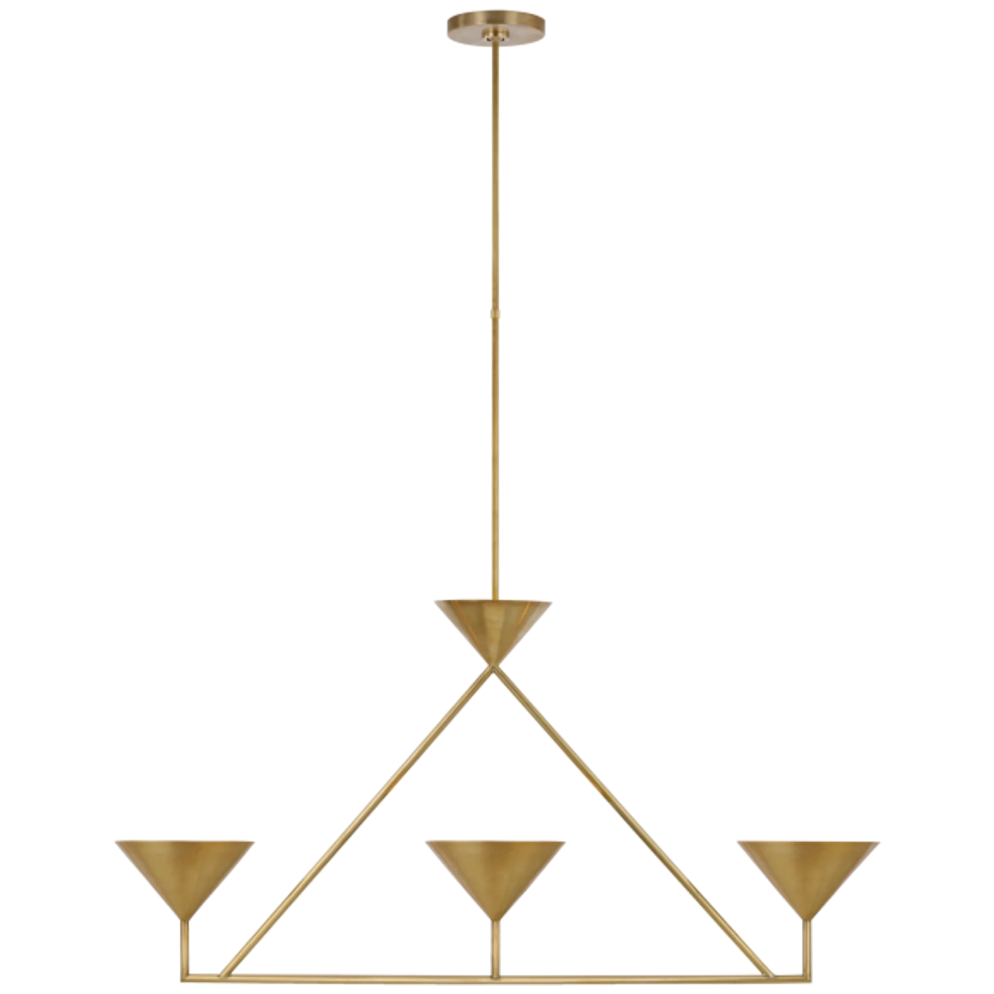 Купить Люстра Orsay Medium 3-Light Linear Chandelier в интернет-магазине roooms.ru