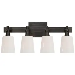 Bronze White Glass