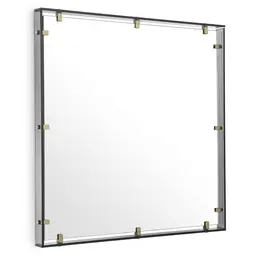 smoke glass | antique brass finish M