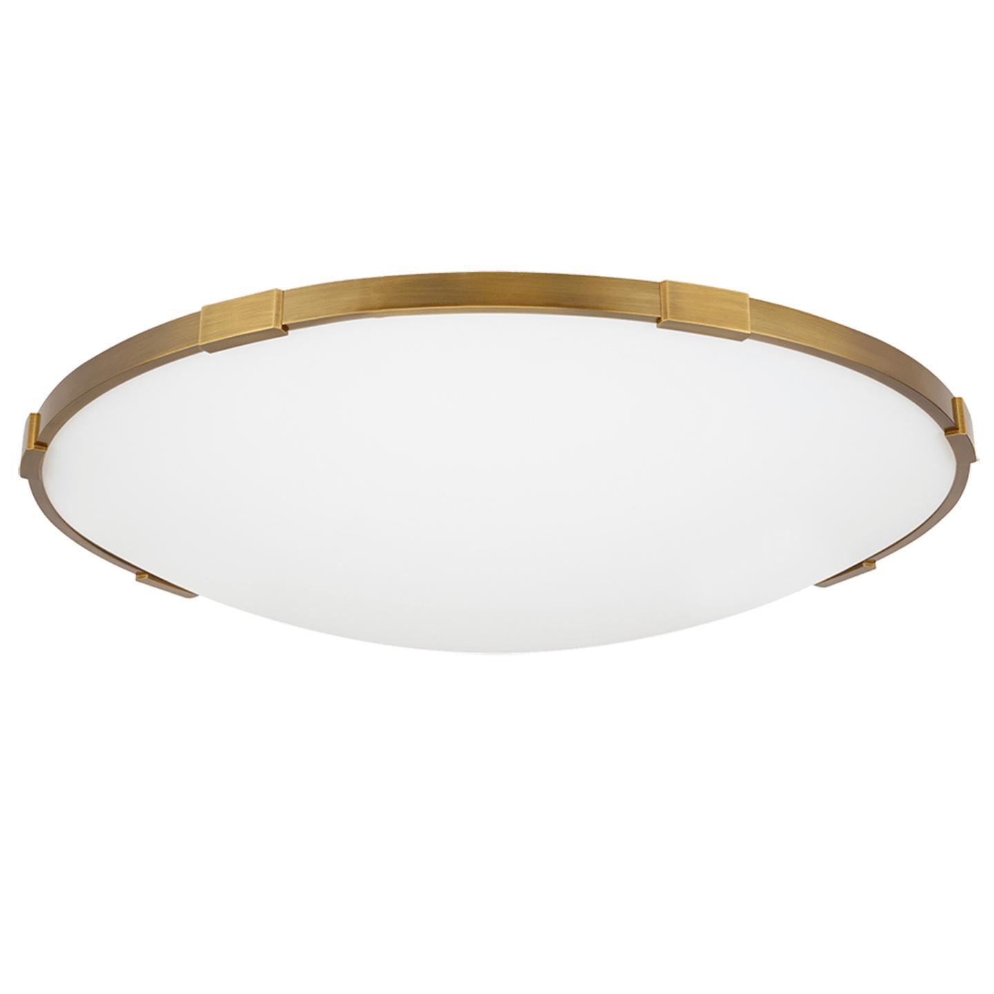 Aged Brass 24" Diameter LED 90 CRI 2700K 120V