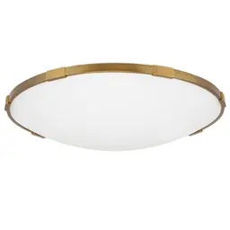 Aged Brass 24" Diameter LED 90 CRI 2700K 120V