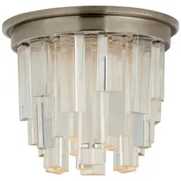 Antique Nickel Clear Acrylic