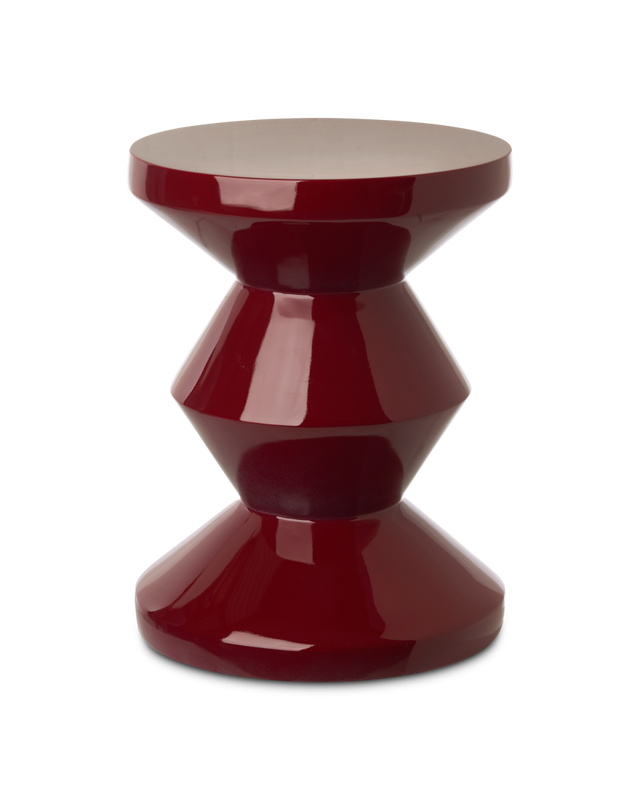 Burgundy red Lacquered polyester