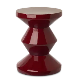 Burgundy red Lacquered polyester