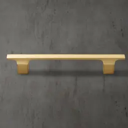 Lacquered Burnished Brass 8"