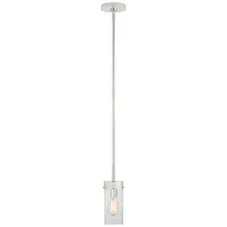 Polished Nickel Clear Glass