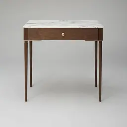 Small,Black Walnut with Arebescato Corchia Stone