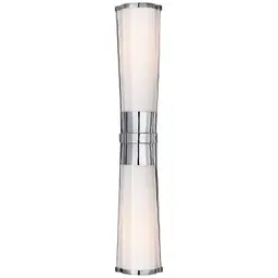 Polished Nickel White Glass