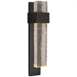 Bronze and Clear Wavy Glass