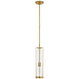 Hand-Rubbed Antique Brass Clear Glass