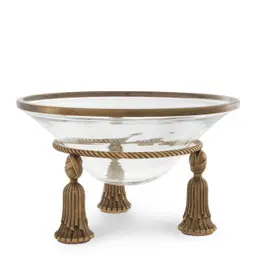 vintage brass finish | clear glass