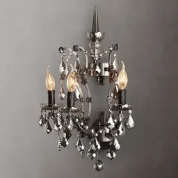 Matte Natural Iron/Smoke Crystal