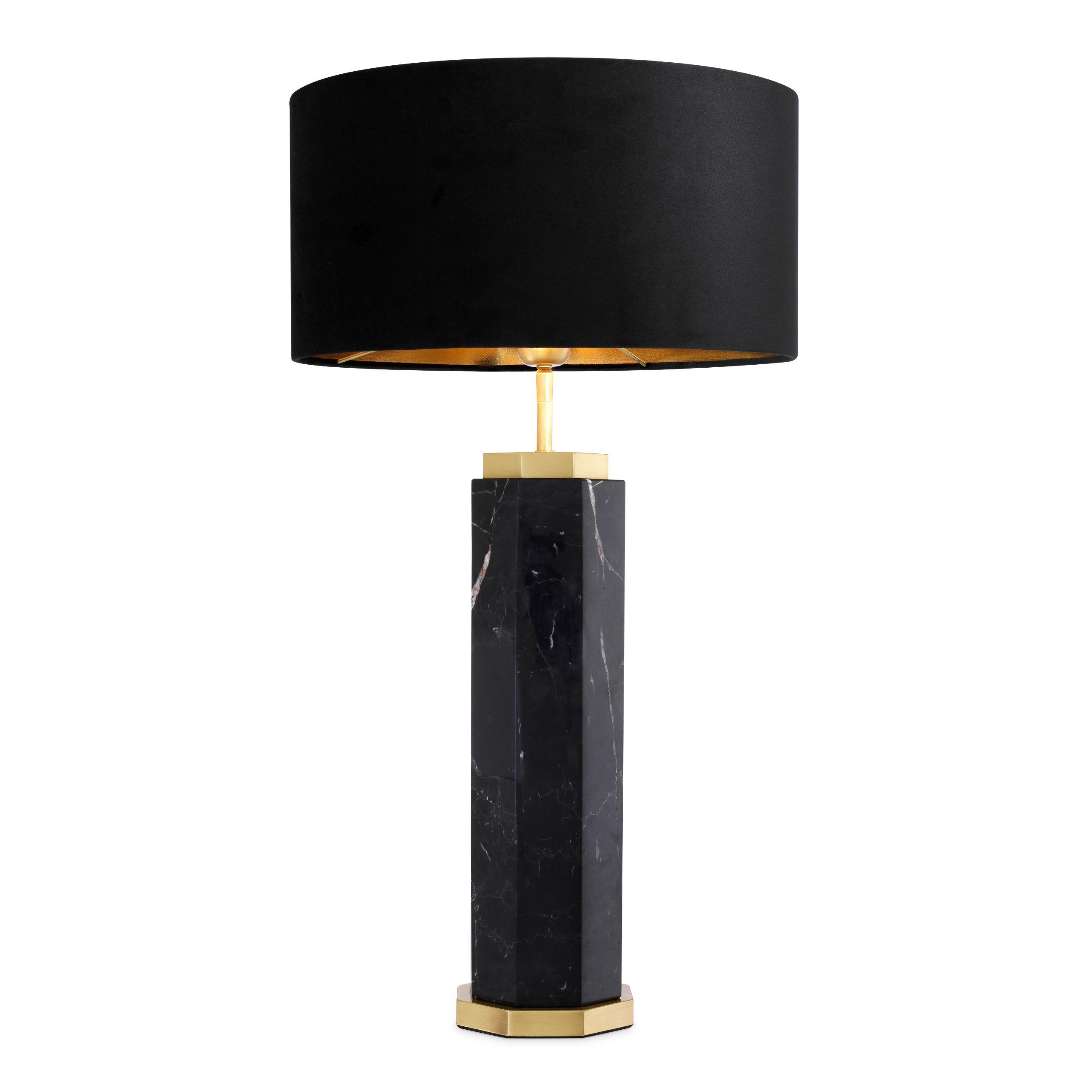 black marble | antique brass finish