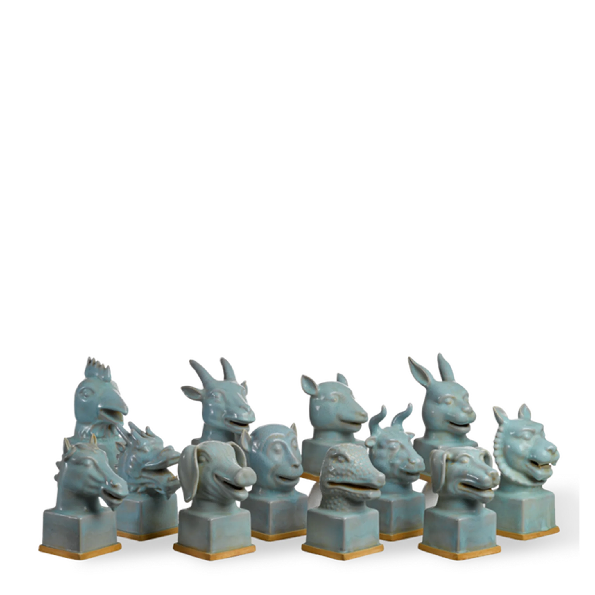 Купить Набор статуэток Symbolic Animal Head в интернет-магазине roooms.ru