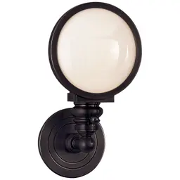 Bronze White Glass