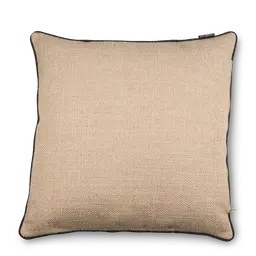 Beige Black pipingInner cushion filled with feathers