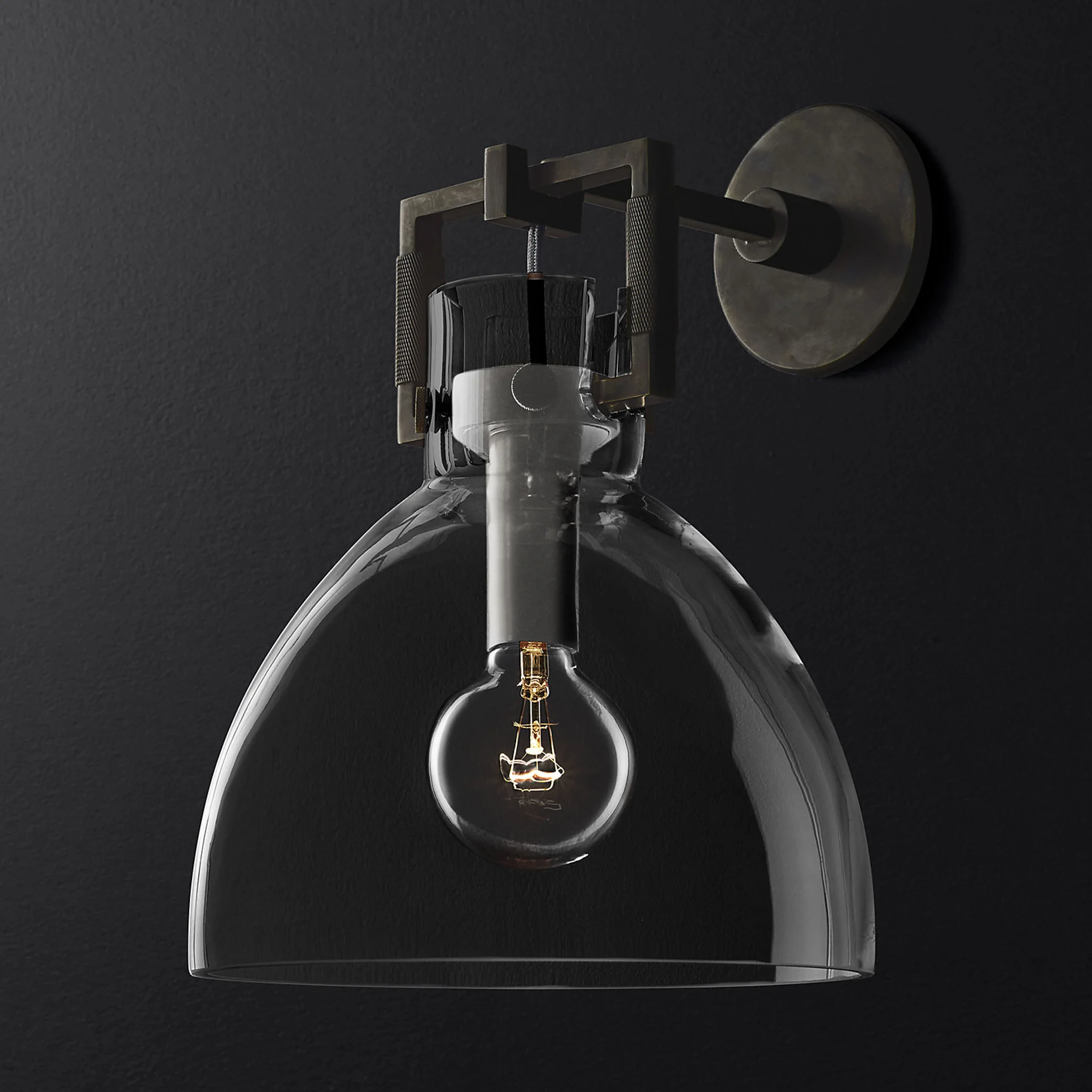 Купить Бра Machinist Glass Cloche Sconce 10" в интернет-магазине roooms.ru