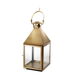 antique brass finish | clear glass S
