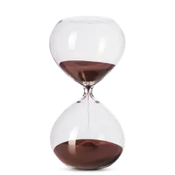 Dark brown Glass with sand