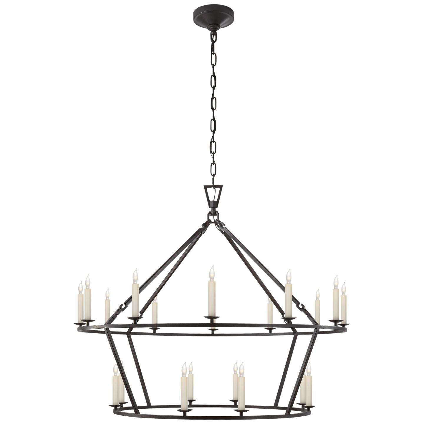 Купить Люстра Darlana Large Two-Tiered Ring Chandelier в интернет-магазине roooms.ru