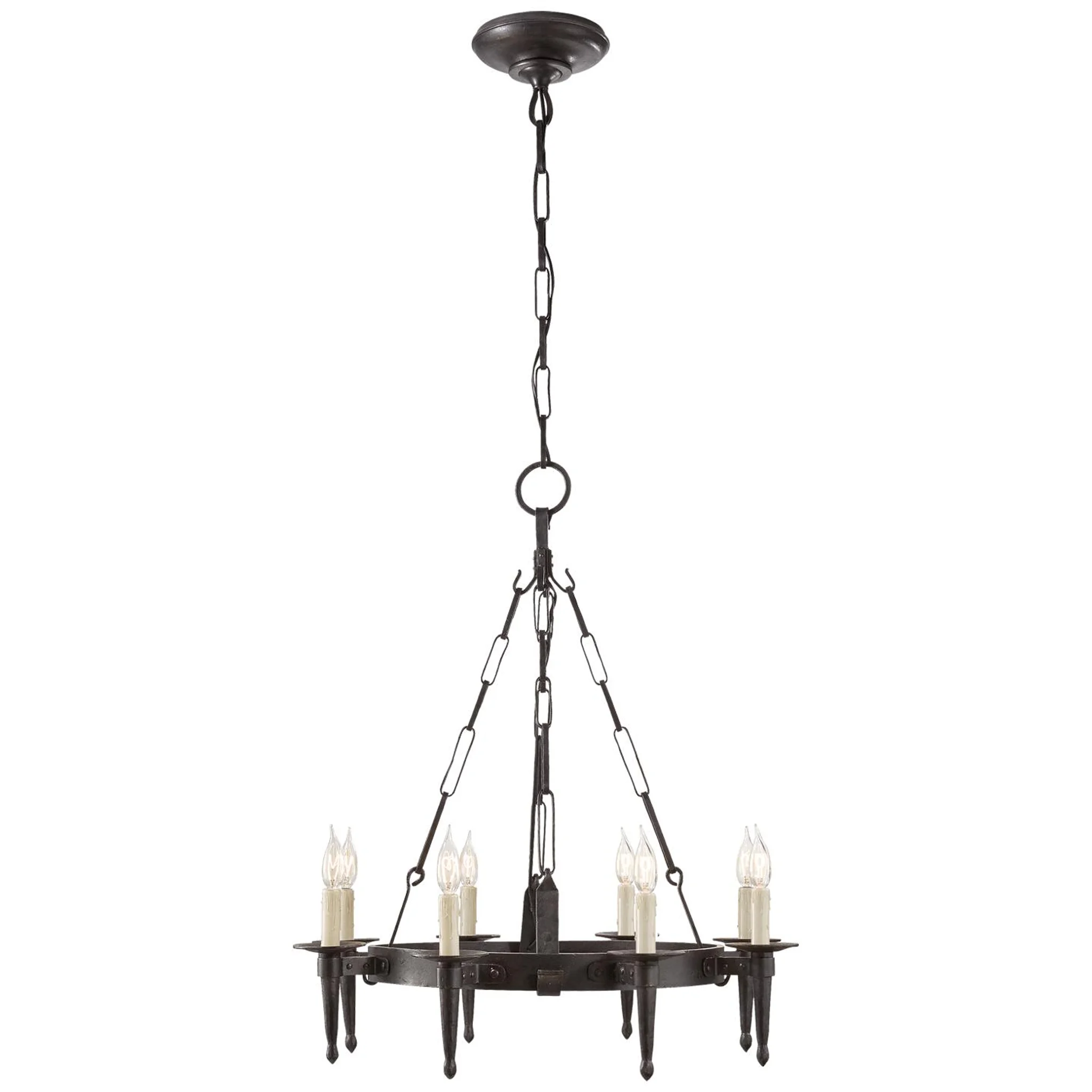 Купить Люстра Branson Small One-Tier Ring Torch Chandelier в интернет-магазине roooms.ru