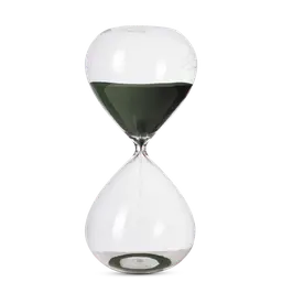 Dark green Glass with sand