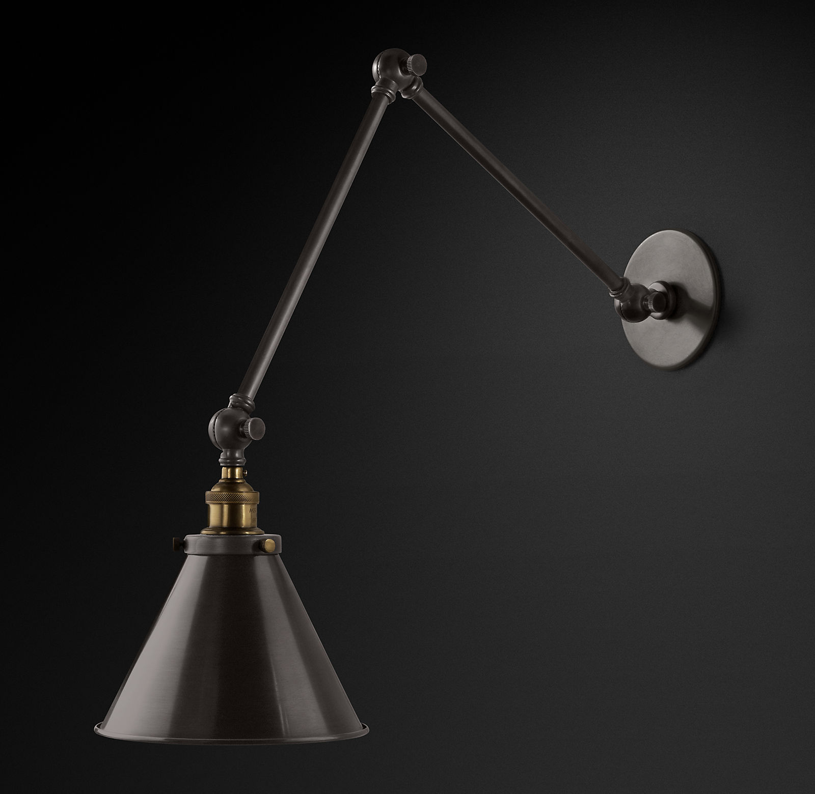 Купить Бра 20th C. Library Double Sconce в интернет-магазине roooms.ru