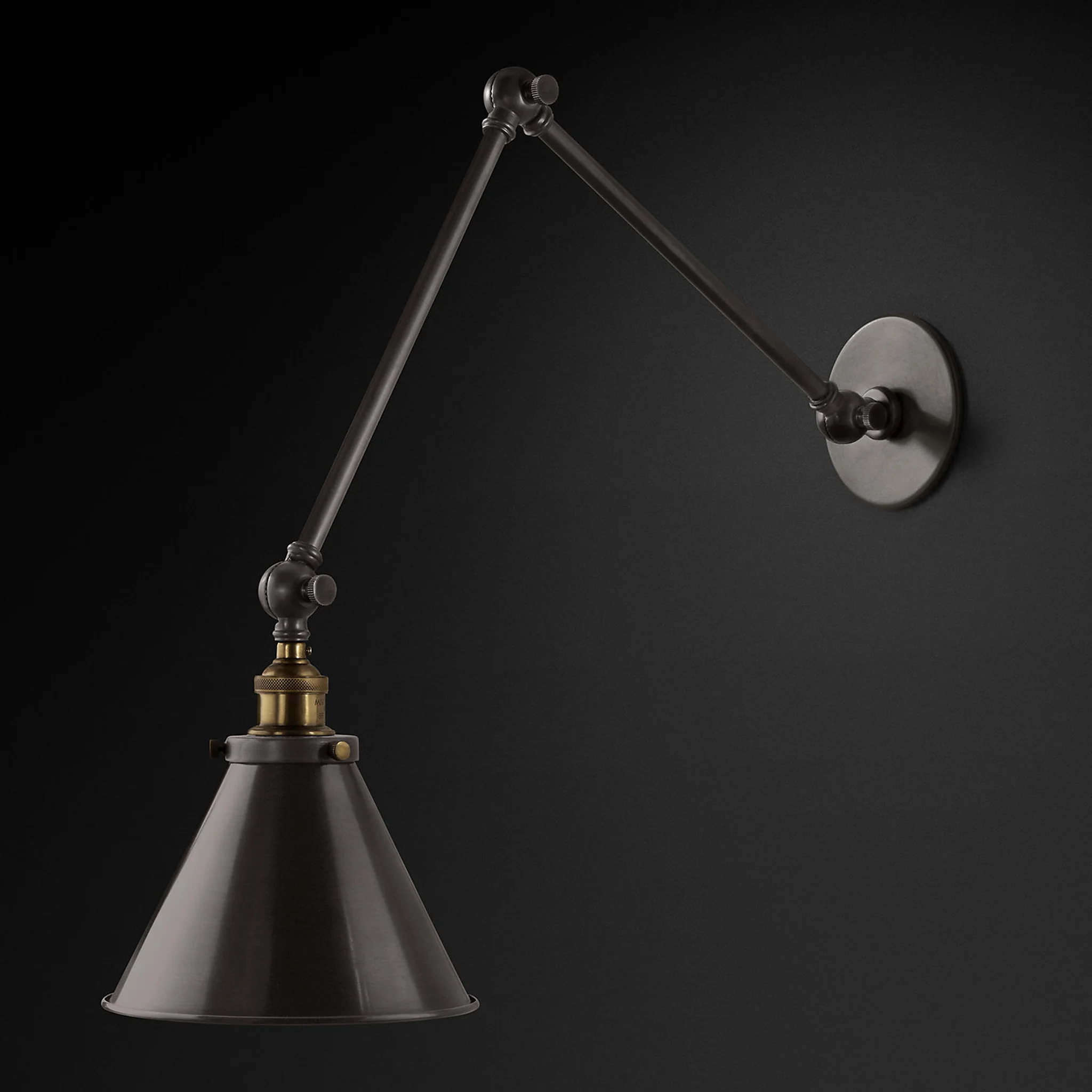 Купить Бра 20th C. Library Double Sconce в интернет-магазине roooms.ru