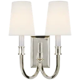 Polished Nickel 3.5" x 5" x 6" Linen