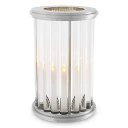 nickel finish | clear glass L
