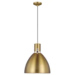 Burnished Brass Integrated LED