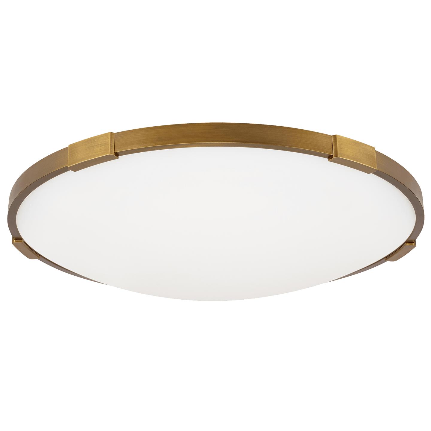 Aged Brass 18" Diameter LED 90 CRI 2700K 120V