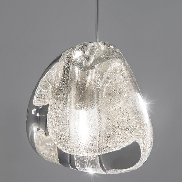 Silver Dust, 2900 (Soft White), 1 (Not Included),Brushed Nickel