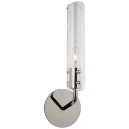 Polished Nickel Clear Glass