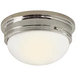 Chrome White Glass