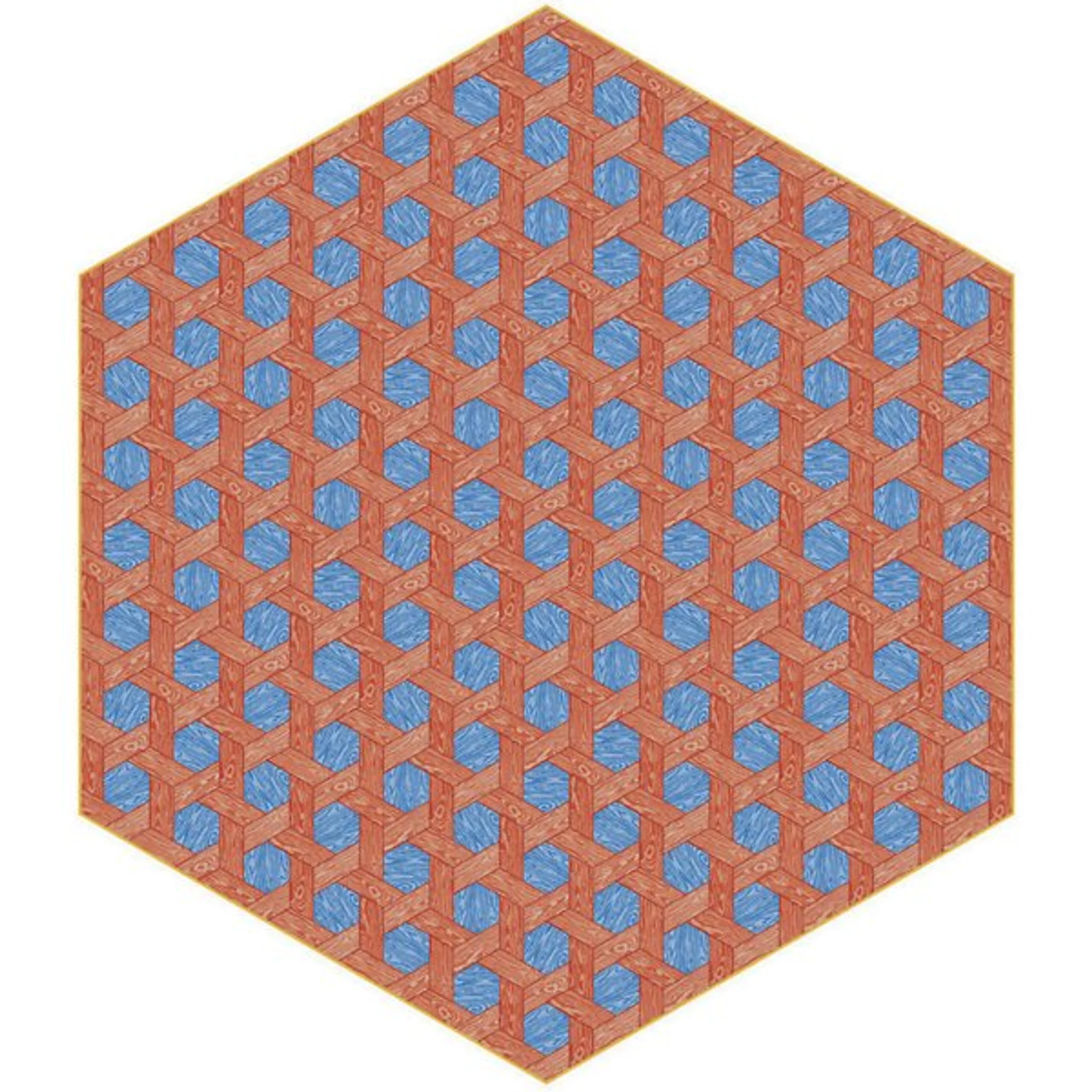 Купить Коврик Hexagon Area Rug в интернет-магазине roooms.ru