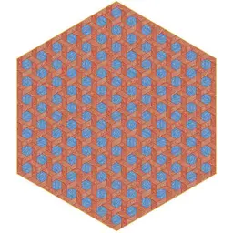 11 ft 5 in x 13 ft,Red Blue,Wool